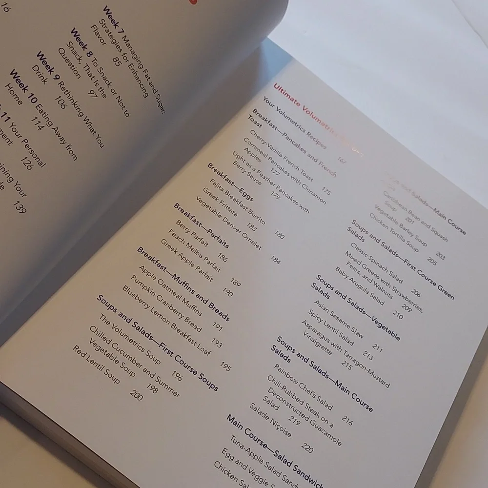 Volumetrics Fiber Diet Cookbooks